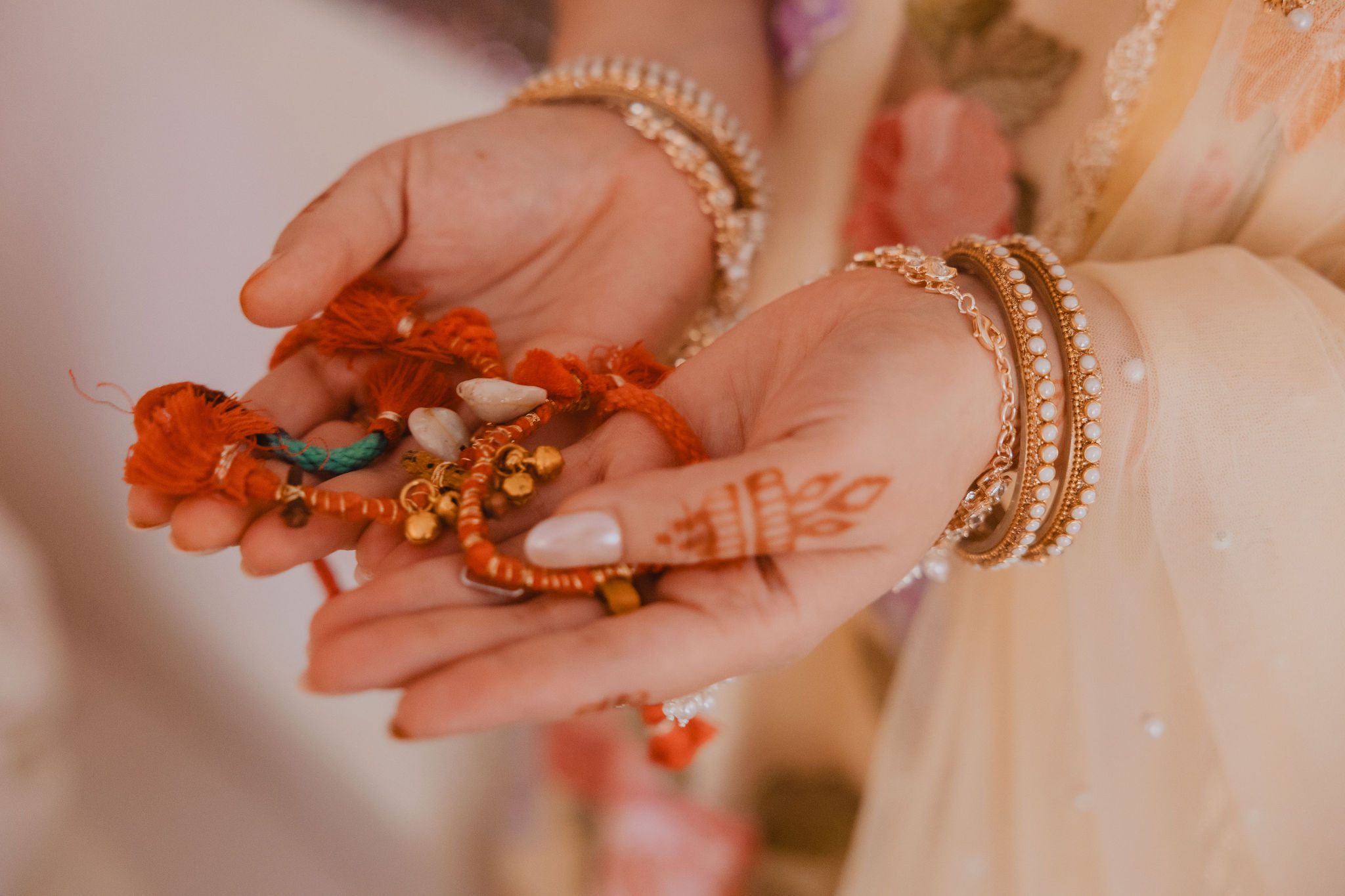 Backyard Mendhi Maiyan and Jaggo celebration photograph from Amrit and Yousef’s wedding celebration